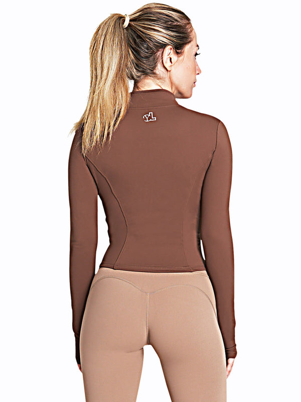 LUPITU WOMEN'S AGNES SPORTS JACKET BROWN