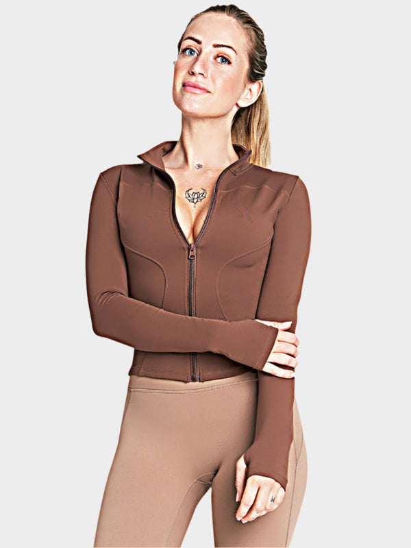 LUPITU WOMEN'S AGNES SPORTS JACKET BROWN