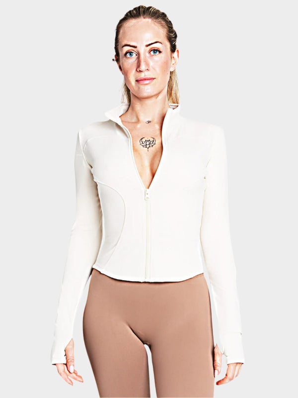 LUPITU WOMEN'S AGNES SPORTS JACKET WHITE