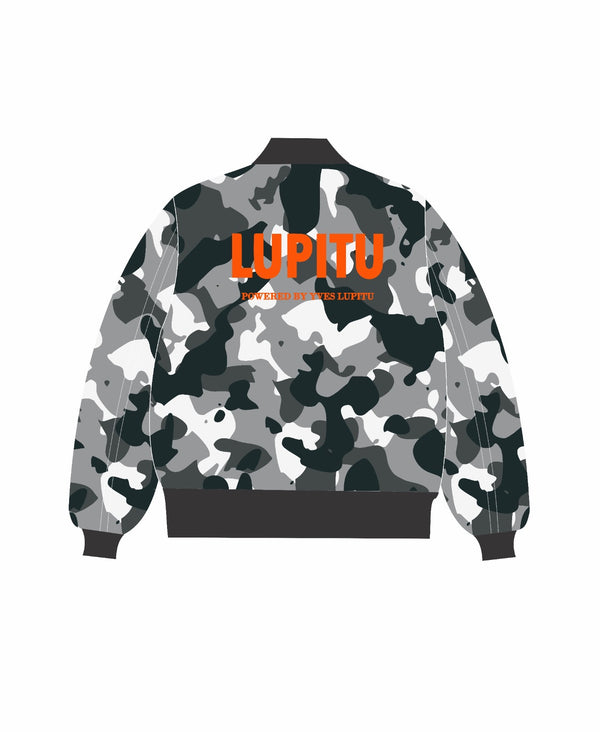 POWERED LUPITU CAMO BOMBER JACKET