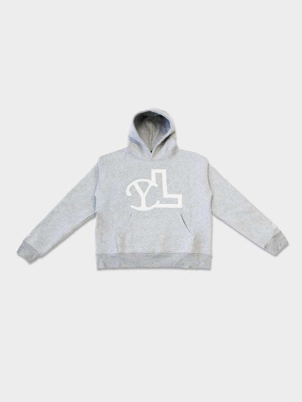 LUPITU MEN'S GREY YL LOGO HOODIE
