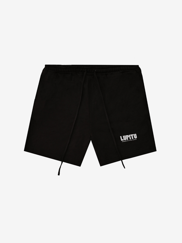 ESSENTIALS POWERED LUPITU BLACK GREY SHORT