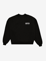 ESSENTIALS POWERED LUPITU BLACK GREY SWEATSHIRT