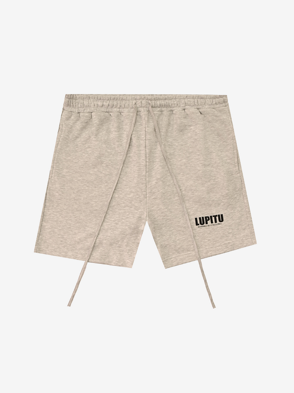 ESSENTIALS POWERED LUPITU GREY SHORT