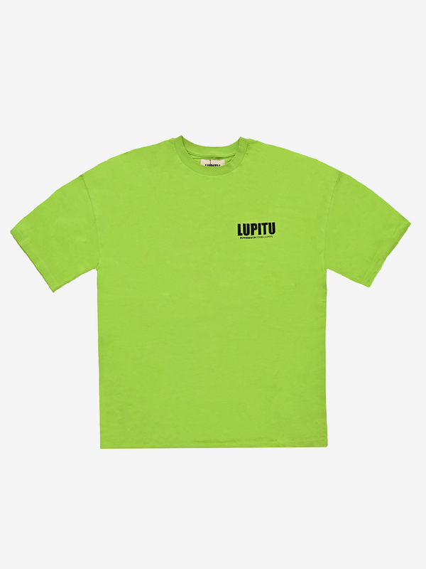 ESSENTIALS POWERED LUPITU LIGHT GREEN TEE
