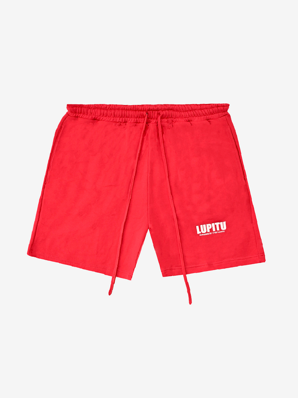 ESSENTIALS POWERED LUPITU RED SHORT