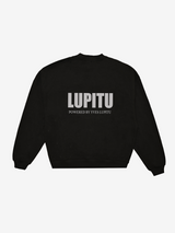 ESSENTIALS POWERED LUPITU BLACK GREY SWEATSHIRT