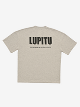 ESSENTIALS POWERED LUPITU GREY TEE