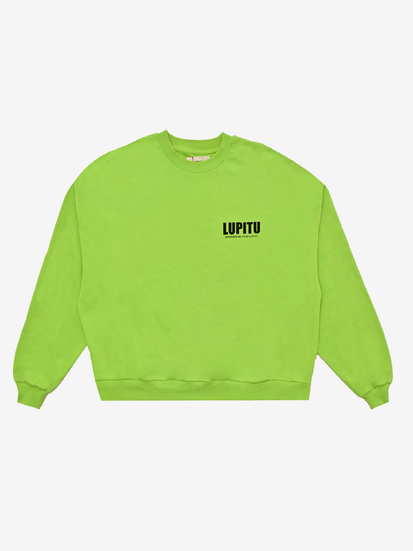 ESSENTIALS POWERED LUPITU LIGHT GREEN SWEATSHIRT