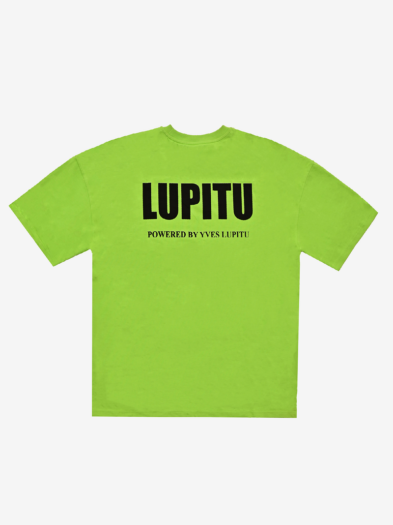 ESSENTIALS POWERED LUPITU LIGHT GREEN TEE