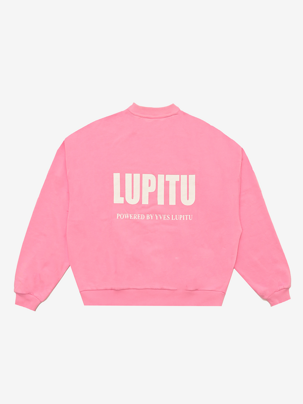 ESSENTIALS POWERED LUPITU PINK SWEATSHIRT