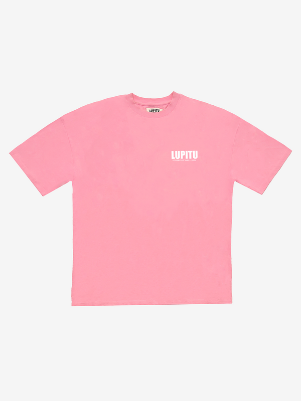 ESSENTIALS POWERED LUPITU  PINK TEE