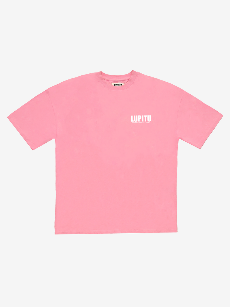 ESSENTIALS POWERED LUPITU  PINK TEE