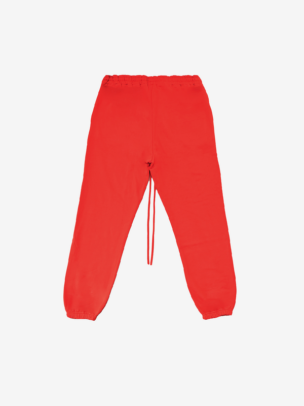 ESSENTIALS POWERED LUPITU RED SWEATPANT