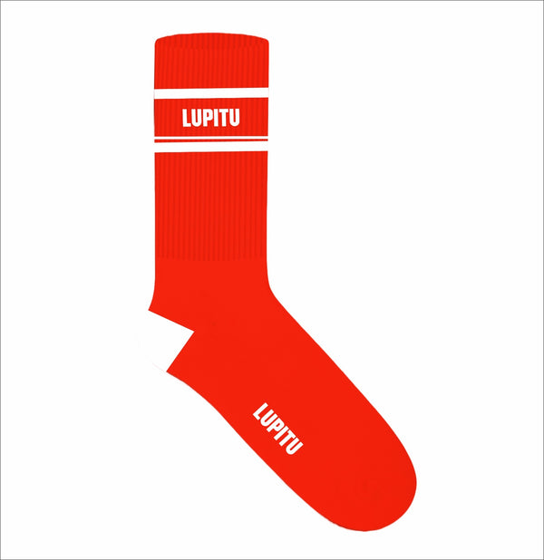 RED LUPITU SOCKS