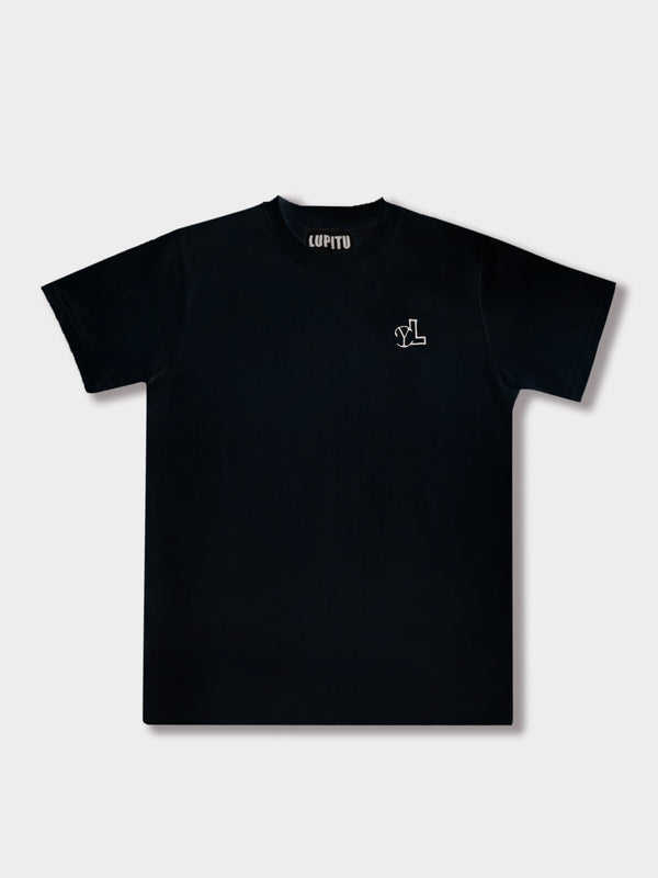 YL BLACK BASIC TEE - YVES LUPITU