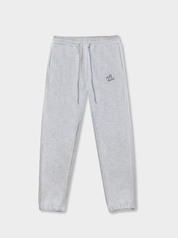 LUPITU MEN'S FULL GREY YL LOGO JOGGER PANT