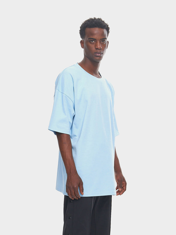 LUPITU MEN'S TURQOISE OVERSIZE TEE