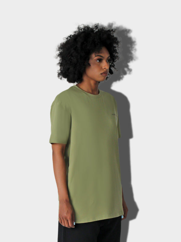 LUPITU WOMEN'S PATIENCE KHAKI YVES TEE