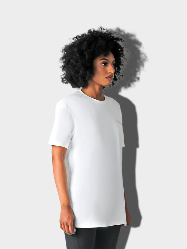 LUPITU PATIENCE WOMEN'S WHITE TEE